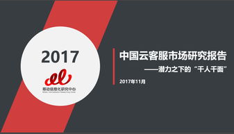 智齿客服深度解读 2017中国云客服市场研究报告